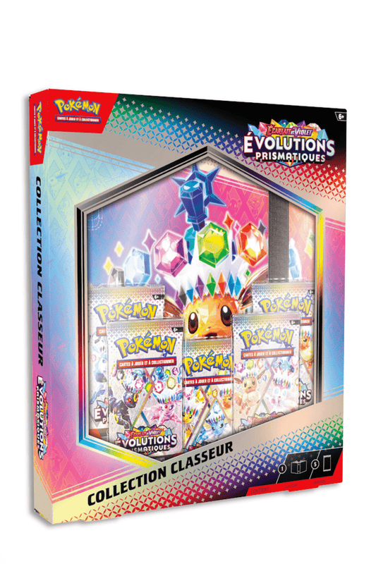 COFFRET COLLECTION CLASSEUR | EV8.5 EVOLUTIONS PRISMATIQUES | FRANCAIS - Smartech TCG - Coffrets