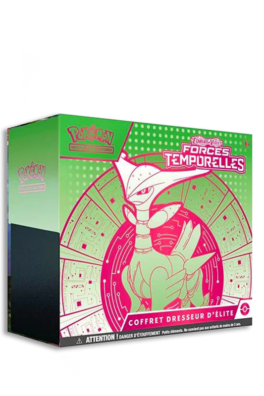 ETB | COFFRET DRESSEUR D'ELITE | EV5 FORCES TEMPORELLES VERT DE FER | FRANCAIS - Smartech TCG - ETB