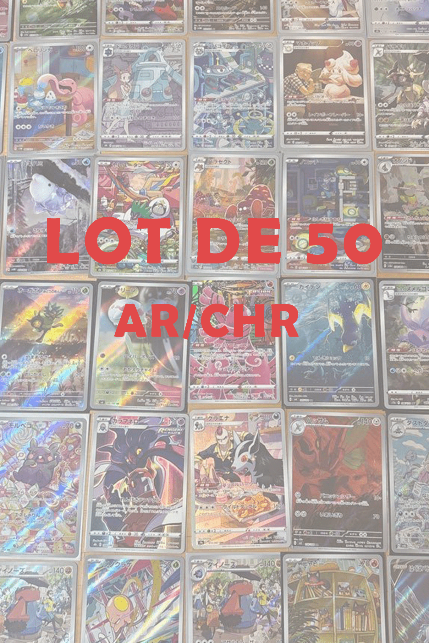 LOT DE 100 AR/CHR ALEATOIRE | JAP - Smartech TCG - LOT